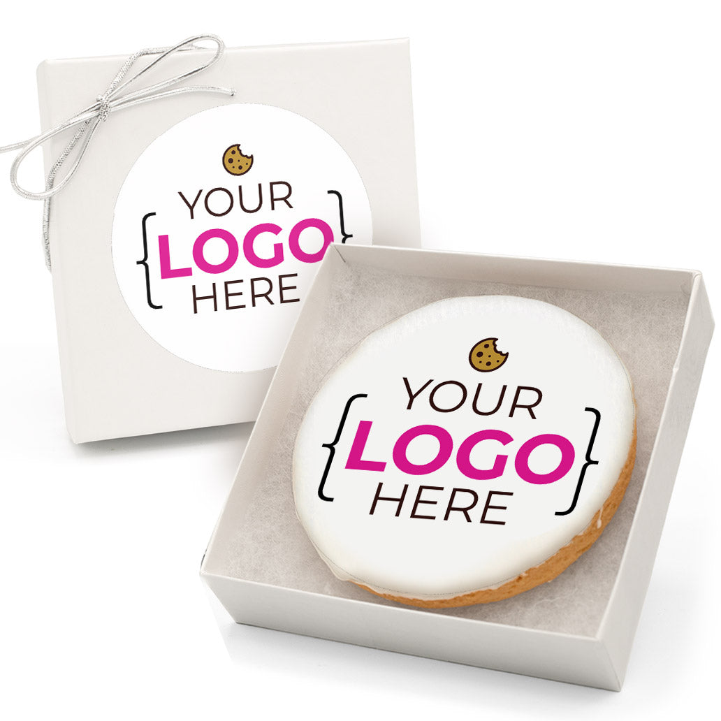 Favor Box with logo cookie