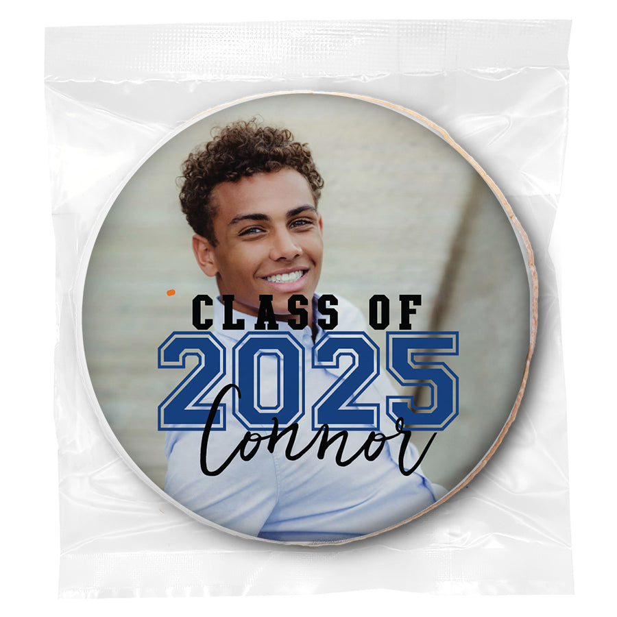 Overlay Photo Grad Cookie - Personalized Direct Print On Round Sugar Cookie