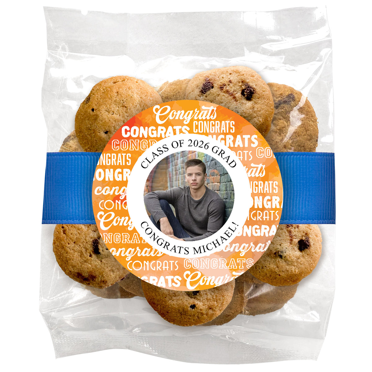 Graduation Build Your Own Photo Mini Cookies | Incredible Cookies