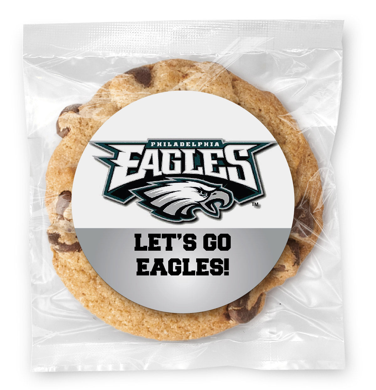 Logo Upload & Message (Eagles) - Gourmet Chocolate Chip Or Variety Pack W/ Full CoLO