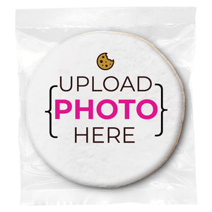 Personalized Custom "Add Your Own Photo” Direct Print on Round Sugar Cookies