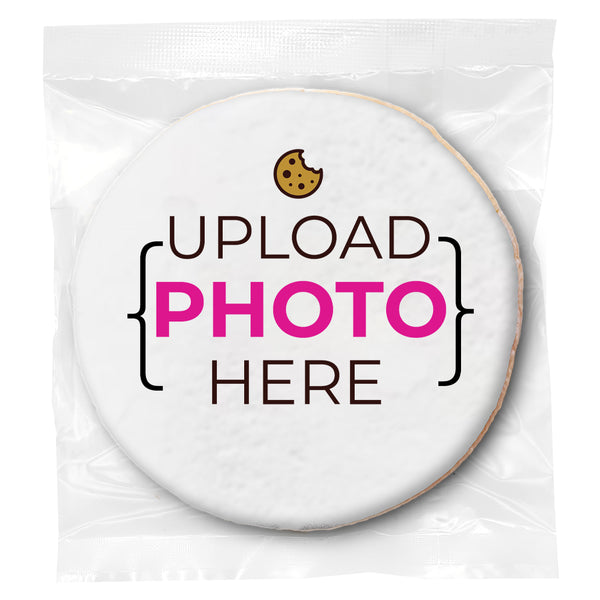 Personalized Custom "Add Your Own Photo” Direct Print on Round Sugar Cookies