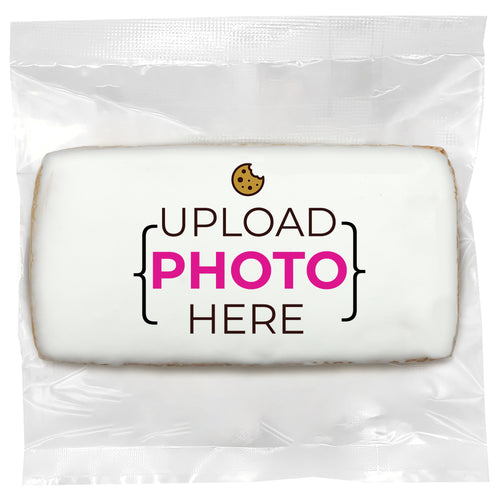 Add Your Own Photo - Personalized Direct Print On Rectangle Sugar Cookie