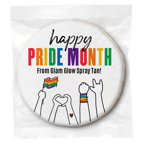 Happy Pride Month - Personalized Direct Print On Round Sugar Cookie