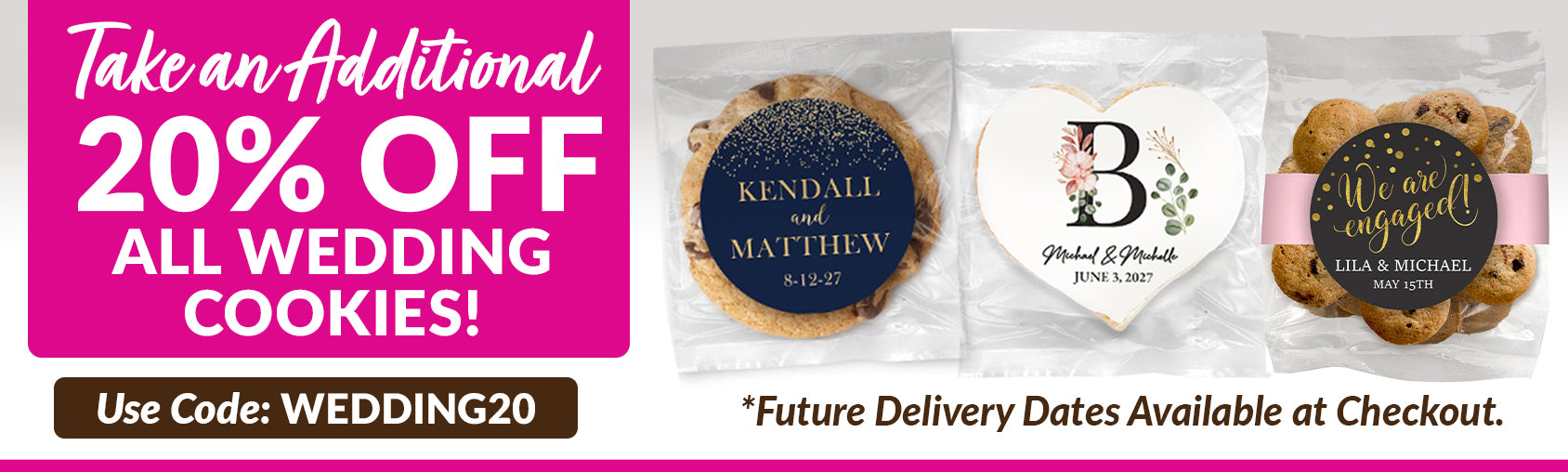 Custom Wedding Reception Cookies